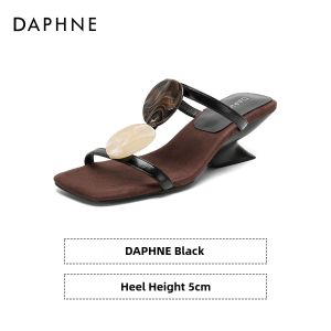 Daphne | Wedge Peep Toe Sandals Vintage Style Slippers
