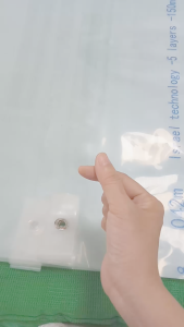 Màng nhà kính Israel che mưa ngăn tia UV.đóng khuy sẵn các khổ từ 25M-32M- 42M- 52M- 62M