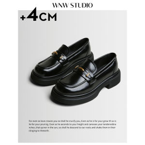 Thick Sole Elevating British Style Summer New Loafers