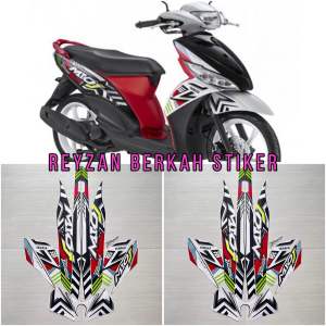 STIKER STRIPING LIS LES BODY YAMAHA MIO J TEEN 2013 2014 STANDAR
