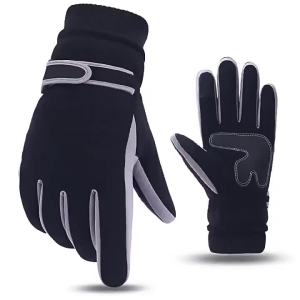 Men Women Waterproof Ski Gloves Thickened Velvet Thermal Touch Screen Outdoor Winter Motorcycle Riding Cold Proof Warm Gloves