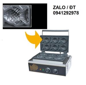 Máy nướng bánh cá làm bánh cá 6 con dùng điện