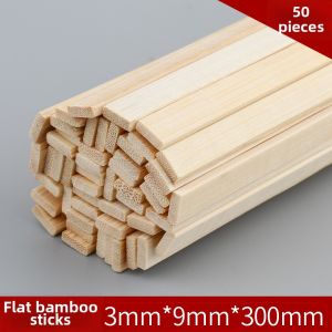 DUOCAIHANI | DIY Model Material Natural Color Round Bamboo Stick