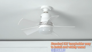 Inverter Ceiling Fan With LED Light With Remote Control 5 Blades Ceiling Fan Light For Living Room
