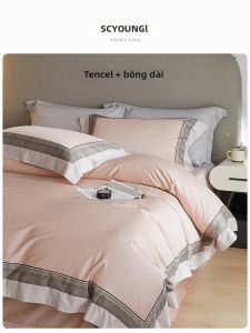 shui yang | Bộ Đồ Chăn Ga Gối Mềm Mại Tencel Cotton
