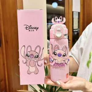 ขวดน้ำ Stitch  ขวดน้ำเก็บความเย็น 2 in 1 กันน้ำหกได้สนิท สแตนเลส 316 รุ่นใหม่ล่าสุด กำลังฮิต เด็กๆต้องมีไปโรงเรียนนะ