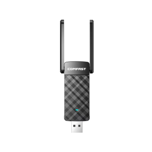 Comfast 2.4G&5G WiFi Adapter USB3.0 Free Drive WiFi Dongle AC1300 Wireless Network Card for Win XP/7/8/10/11 Kali Linux Monitor