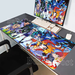 Bandai | Large Meowscarada Pokemon Mouse Pad XXL PC Laptop Keyboard overlock Desk Mat Carpet Gaming Office Rubber Non-slip base Mousepad