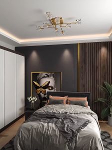 Crystal Living Room Ceiling Light For Home Use Atmosphere Bedroom 4.6.8.10 Head Ceiling Lamp