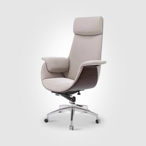 Ergonomic Reclining Leather Office Chair