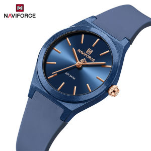 NAVIFORCE 2025 Women Fashion Watches Quartz Watch Sports Silicone Strap Ladies Wristwatches Simple Clock Gift relogios feminino