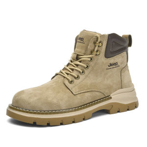 จี๊ป | รองเท้าบู๊ตแมร์เตอร์นั่งลำลองสำหรับผู้ชาย ระบายอากาศได้ดี ทนทานต่อการสึกหรอ ป้องกันการลื่น รองเท้าเดินป่า เหมาะกับฤดูใบไม้ร่วงและฤดูหนาว