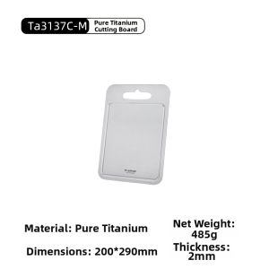 Tiartisan | Pure Titanium Double-Sided Thicker Cutting Board Food Grade
