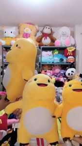 Mainan Boneka dino kuning dino Nalong Ukuran 50cm bahan lembut boneka VIRAL SNI