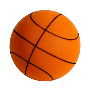 Heavy Duty Silent Indoor Basketball Non-Shedding Training Ball High Elasticity Flip Suede Cover for Adults And Children over 6