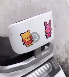 Cute Cartoon Reflective Warning Sticker