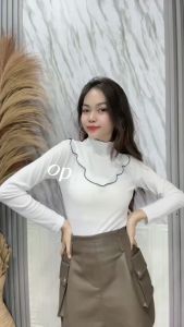 BRIEE FASHION - ERIN TOP RUFFLE / RUFFLE RAJU KOREAN STYLE -PN