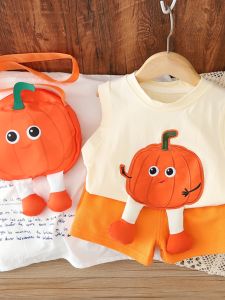 Bộ Đồ Mùa Hè Cho Bé Trai Áo Vest Không Tay Quần Short Mỏng Bộ Đồ Trẻ Em Phong Cách Hàn Quốc Áo Vest Mùa Hè Cho Bé Trai