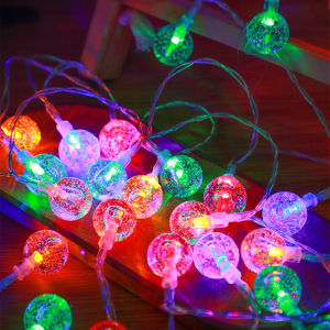 5M 40L Led Fairy Light Lampu Raya Crystal Lampu Lip Lap Light Decoration