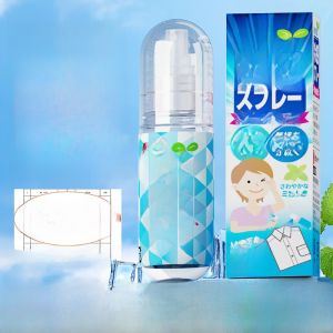 MONLEYTA | Mint Containing Cooling Spray Japanese Style Summer Refreshing Spray For Human Body Car Interior Mobile Phones Military Training