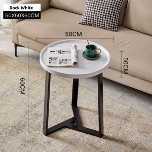XUANXISHI | Luxury Minimalist Round Double-layer Side Table for Small Living Room