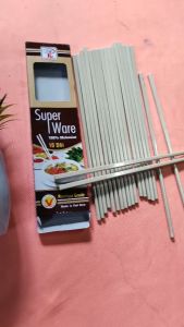 Bộ 10  đôi đũa melamine cao cấp dài 24.5 cm màu kem - Đũa Thái