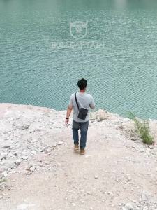 Túi Đeo Vai Nam Thời Trang BULLCAPTAIN Chất Liệu Da Thật Kiểu Dáng Công Sở Có Ngăn Đựng Điện Thoại.