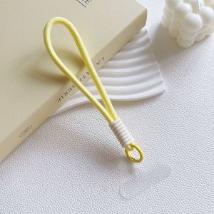 Fashion Universal Mobile Phone Lanyard Strap with Patch Detachable Wrist Strap Short Rope Anti Fall Keychain Phone Accessories