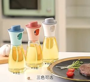OZI oil spray bottle kitchen reduced fat glass oil spray leak-proof soy sauce vinegar spray bottle