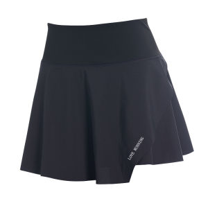 Cosleaf Professional Sporty Mini Skirt Womens New Loose Anti-Light Running Training Fitness Short Skirt Breathable Elastic