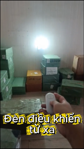 Đèn LED Điều Khiển Từ Xa Bằng Remote SL12 Hẹn Giờ Tắt Linh Hoạt Tiết Kiệm Điện Công Suất 10W Nhỏ Gọn
