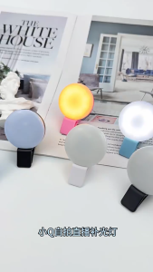 ส่งจากกทม！ไฟเซลฟี่ LED ปรับได้ 3โหมด แบบคลิปหนีบ ชาร์จไฟ ไฟเสริมถ่ายรูปโทรศัพท์ แสงสีขาว ไลฟ์สด แบบพกพา