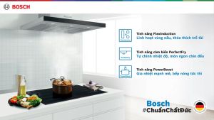 Bếp từ kết hợp hút mùi Bosch PVQ731F15E - Series 6 (70cm) - Hàng chính hãng