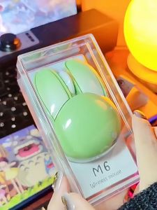 Chuột Máy Tính Không Dây Tai Thỏ Dễ Thương Chuột Bluetooth M6 Không Dây Văn Phòng Tiện Lợi