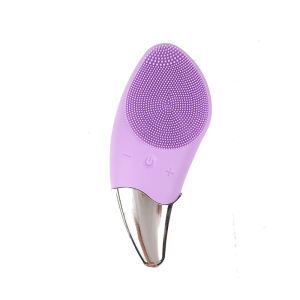 Cammuo Face Cleansing Brush Mini Electric Facial Cleansing Brush Sonic Silicone Facial Cleanser Deep Pore Cleaning Skin Massager