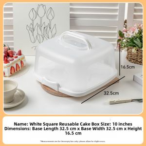 MEIDI | Reusable 10 Inch Preservation Handheld Cake Box