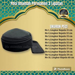 PECI SORBAN BUNTUT IMAMAH LANGSUNG PAKAI 3 TINGKAT ANAK & DEWASA