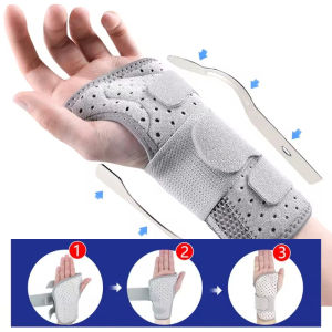 Sprains Arthritis Carpal Tunnel Hands Wrist Strap Pain Relief Wrist Brace Fracture Fixed With Steel Plate Support Band