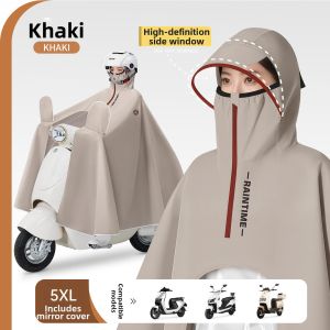 QUANYAN | Full Body Heavy Rain Protection Thickened Scooter Raincoat