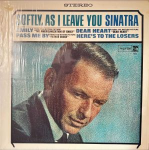 [ แผ่นเสียง Vinyl LP ] Artist : Frank Sinatra Album : Softly As I Leave You Cover : NM [ Still have Sealed ]  Disc : NM Manufactured : US Released : 1964 Price :1350