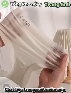 Combo 10 Quần Lót Su Lụa Chữ Comfor Siêu Nhẹ Thoáng Khí Co Giãn Tàng Hình Tuyệt Đối Size 40-70kg