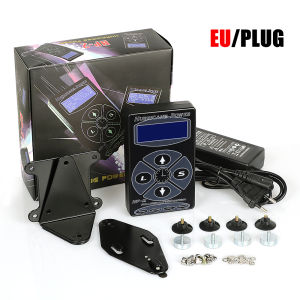 Bộ Nguồn Xăm Hình Kỹ Thuật Số Thông Minh Kép HP-2 LCD Xoay Phù Hợp Với Tất Cả Các Máy Xăm Có Dây - Phụ Kiện Máy Xăm