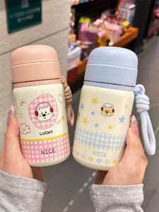 Cốc Nước Trẻ Em Bằng Thép Không Gỉ 316 Cốc Đựng Nước Di Động Mini Cho Bé Gái Cốc Đựng Nước Ngoài Trời Đồ Dùng Ăn Uống