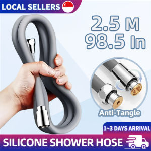 Bathroom Shower Hose 1.5- 2m Heat Resistant Non Tangled Flexible Shower Hose Pipe For Toilet Hot And Cold Shower Tube Accessories