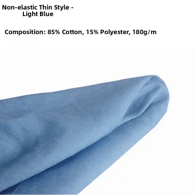 Soft Thin Summer Waterwashed Solid Fabric
