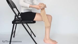 MD translucent 20-30mmHg Nylon Spandex Blend Closed Toe Compression Tights for Women - All Season Support Solid Color Comfort Fit Breathable Fabric