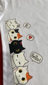 HAGOS ATASAN KAOS KIDS ANAK CEWEK COWOK LAKI LAKI PEREMPUAN COTTON KATUN LENGAN PENDEK DISTRO CAT