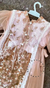 AKFAS - Sett Outer Tunik dan ROK TUTU 1-13th Gamis Anak brokat bordir Baju anak mewah Gamis anak