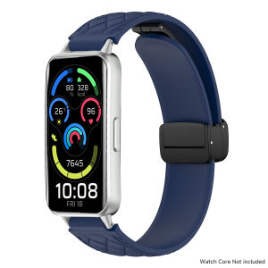 GEEKTHINK | Magnetic Silicone Strap for Huawei Watch 11/11Pro Sports Strap for Huawei Band 11/11Pro NFC Replacement Bracelet Folding Buckle