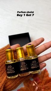 Parfum Premium Ameer-Al-Oud Minyak Wangi Tahan Lama Perfume Sholat Non Alkohol Beli 1 Dapat 7